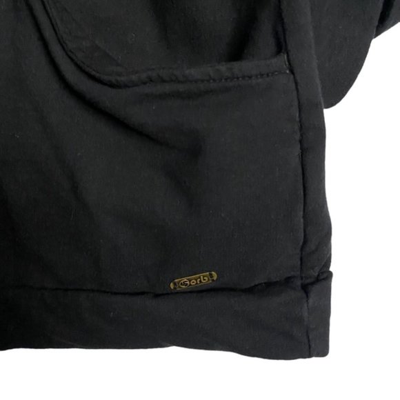 Orb Women's Black Knit Sweater Jacket with Coconut Buttons - Picture 5 of 9